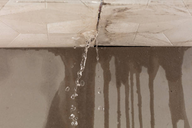 Professional Sewage Cleanup technician working in Westport, CT